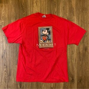 Disney Red Mickey Mouse T-Shirt